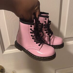 Dr. Martens Pink Kids Boots
